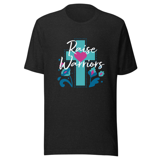 Raise Warriors Blue Cross Unisex t-shirt