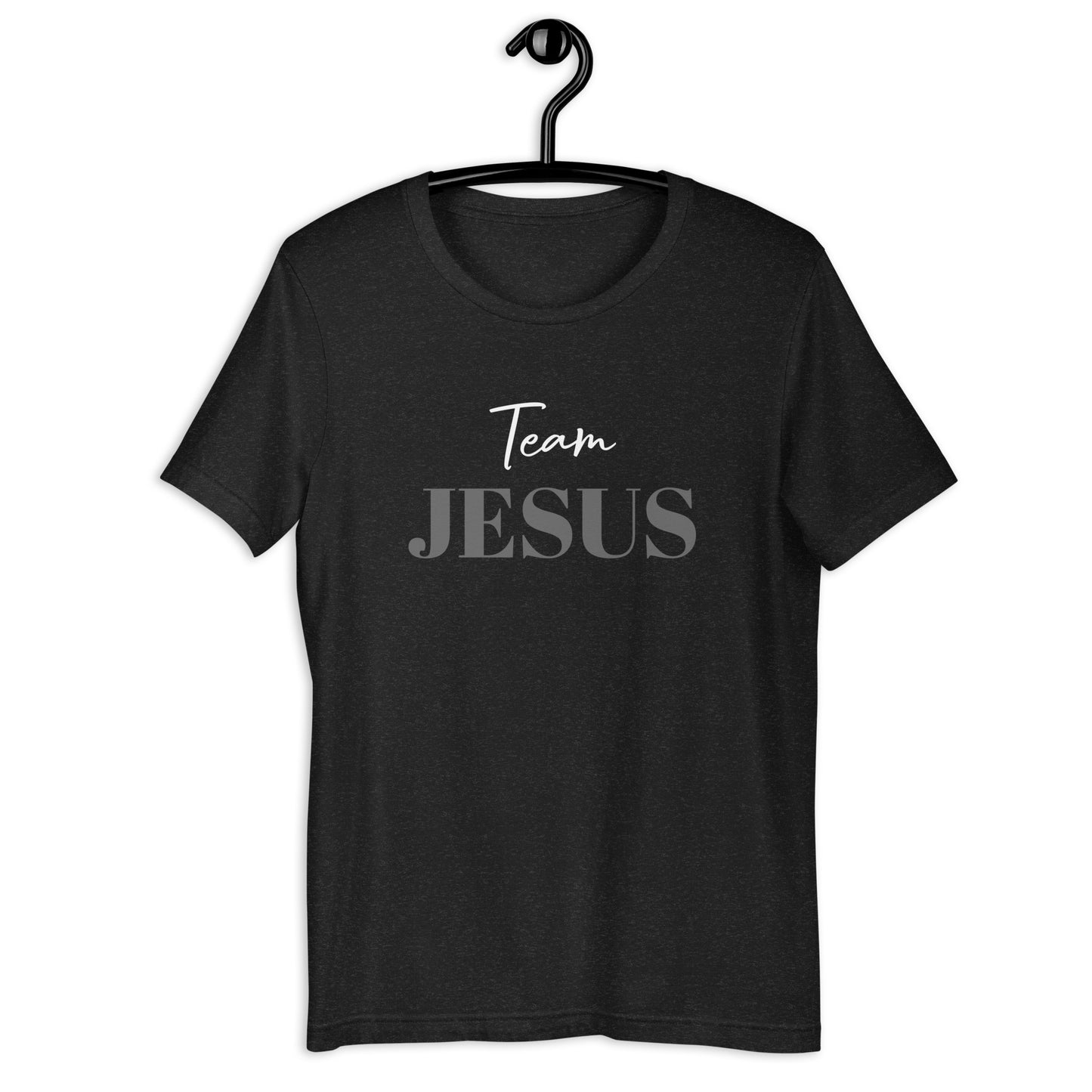 Team JESUS (White/Grey Print) Unisex t-shirt