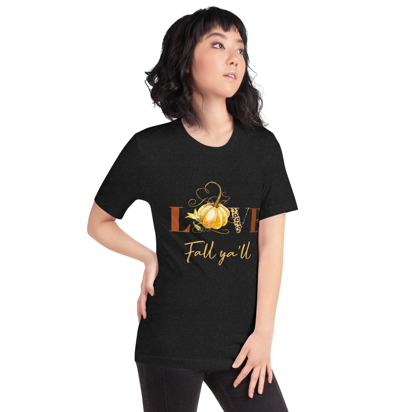 Love Fall Ya'll Pumpkin Unisex t-shirt