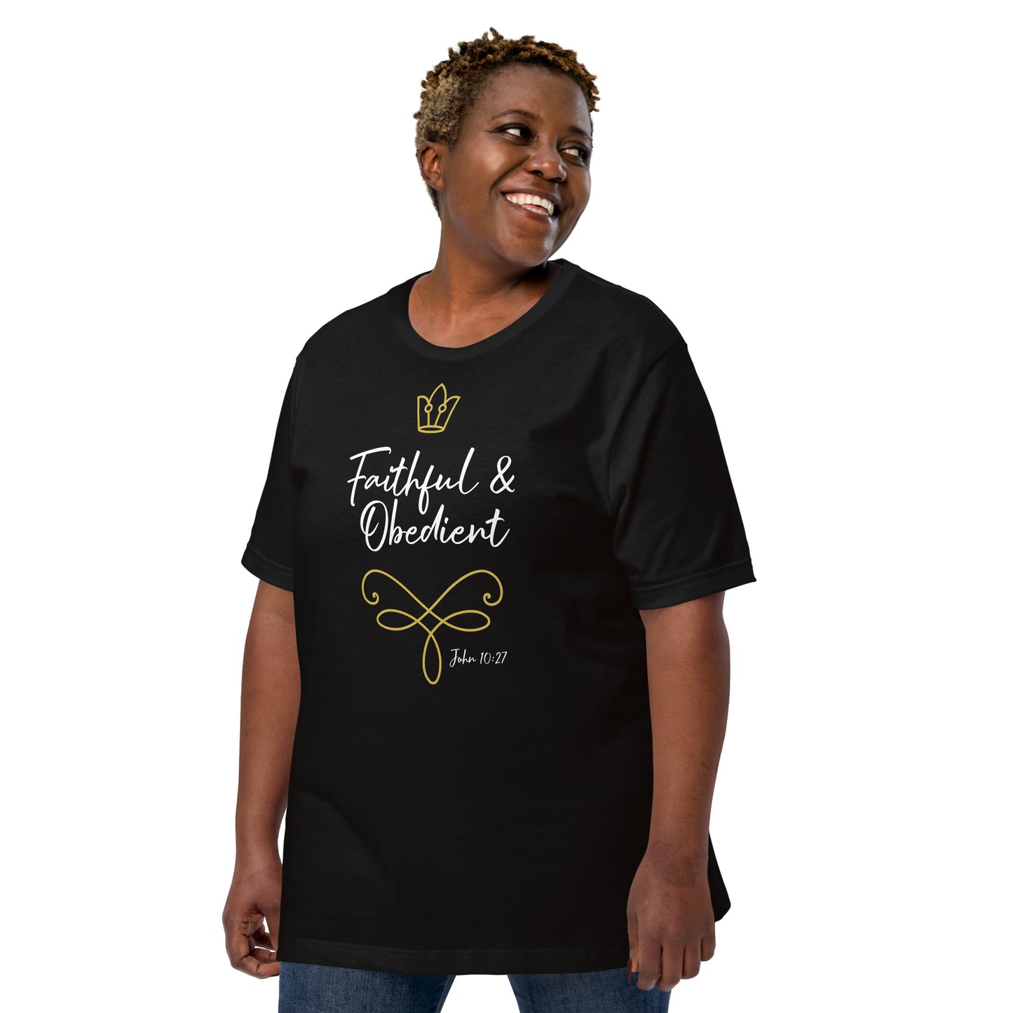 Faithful & Obedient John 10:27 Unisex t-shirt