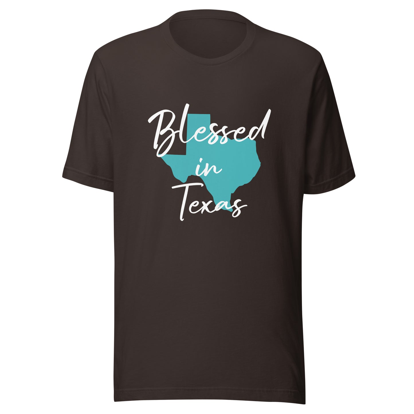 Blessed in Texas Blue Unisex t-shirt