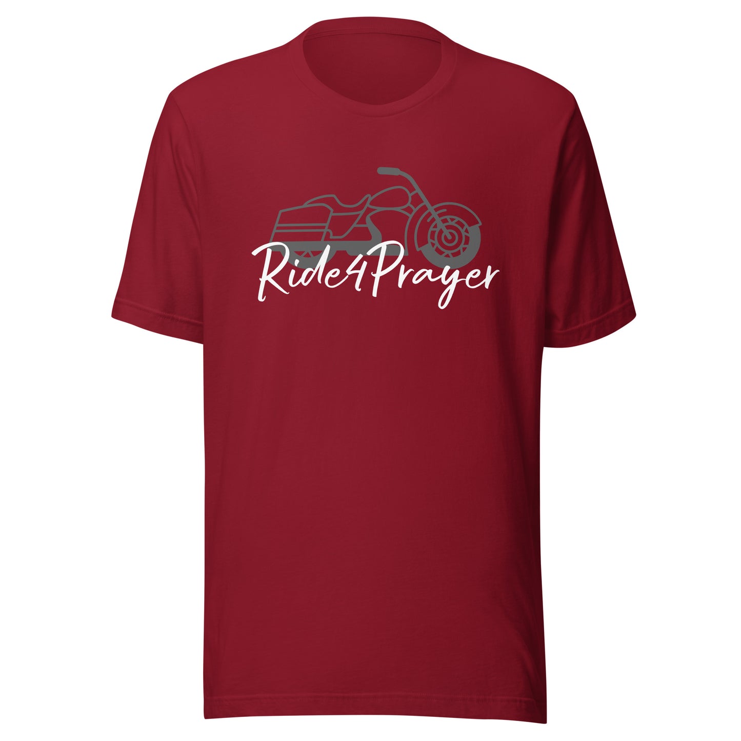 Ride4Prayer Motorcycle Unisex t-shirt