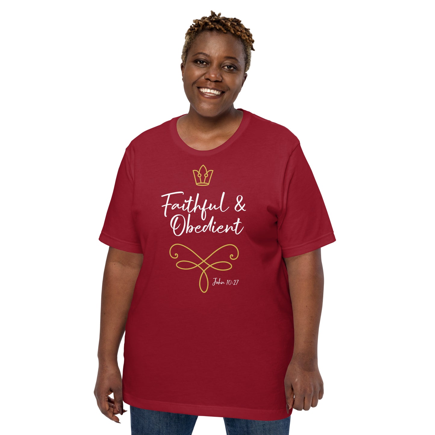 Faithful & Obedient John 10:27 Unisex t-shirt