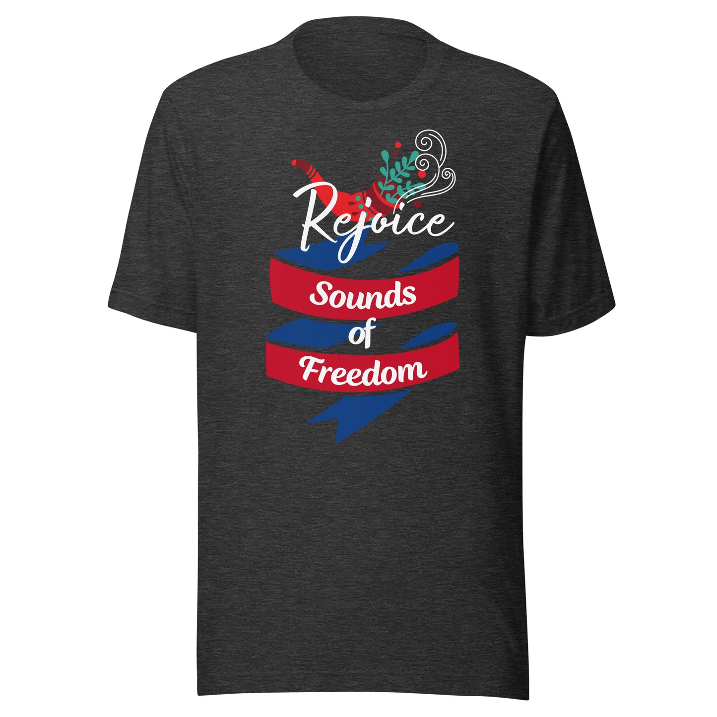 Rejoice Sounds of Freedom Shofar Unisex t-shirt