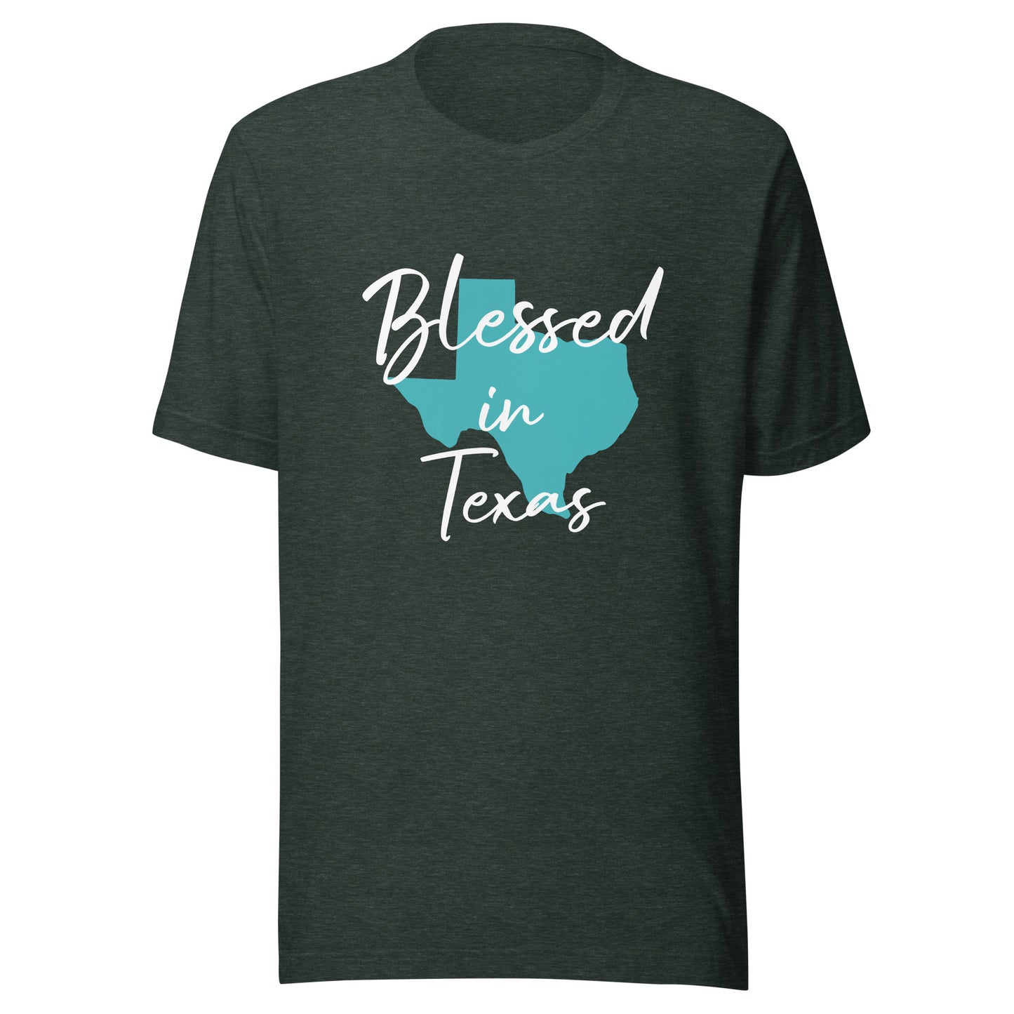Blessed in Texas Blue Unisex t-shirt