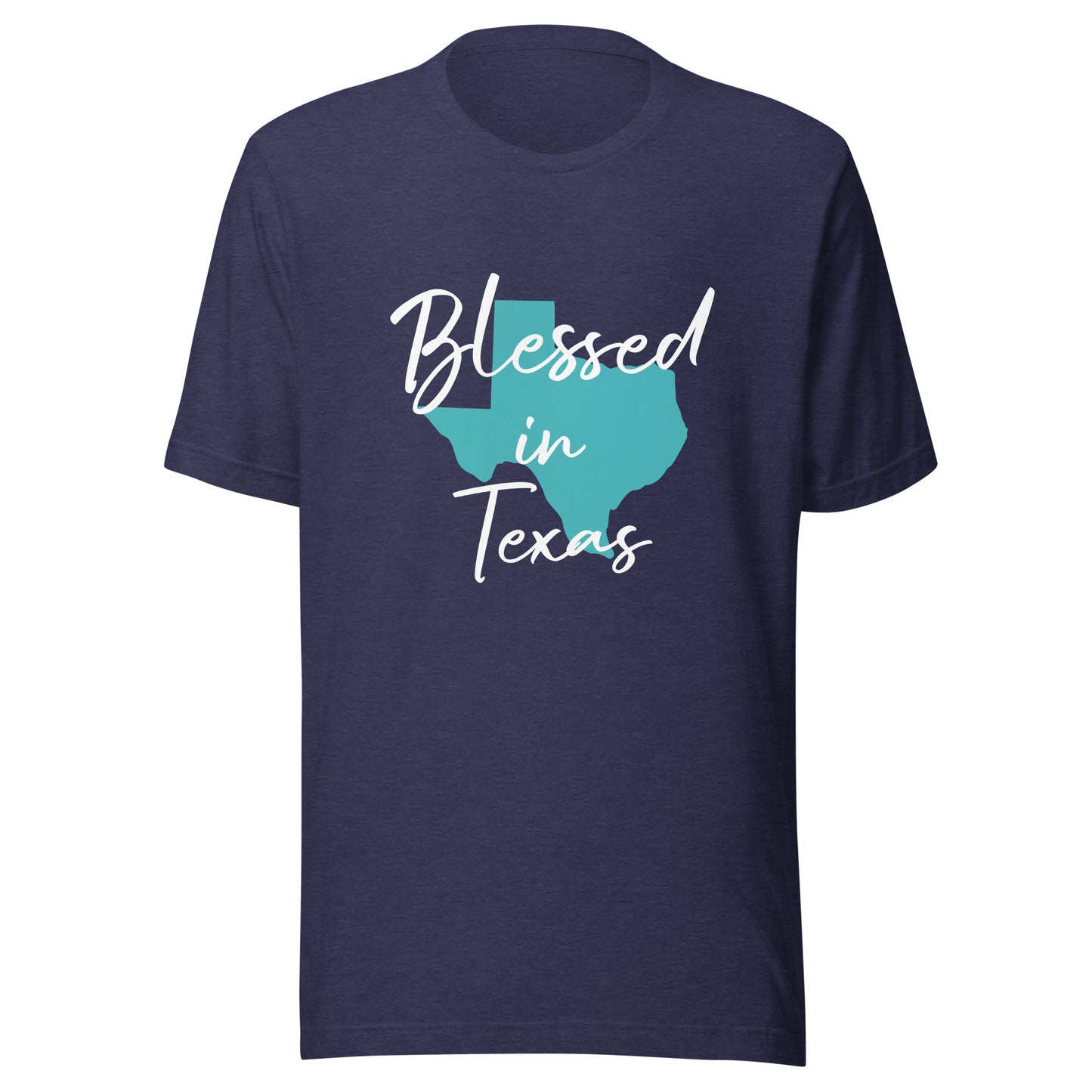 Blessed in Texas Blue Unisex t-shirt