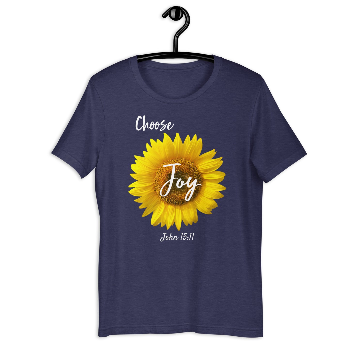 Choose Joy Sunflower JN 15:11 Unisex t-shirt