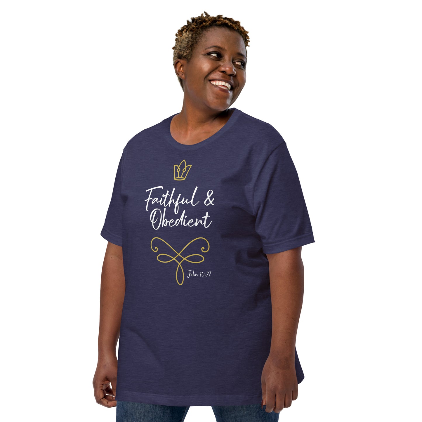 Faithful & Obedient John 10:27 Unisex t-shirt