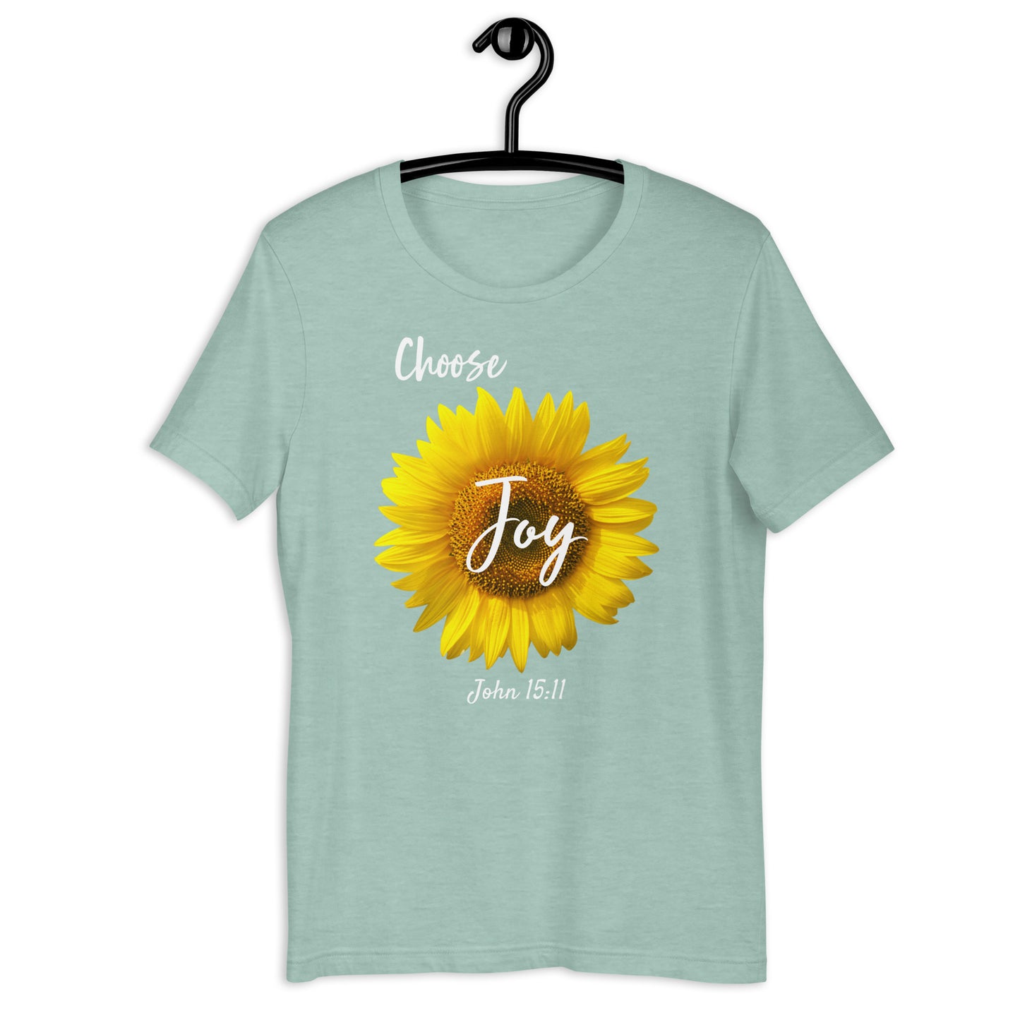 Choose Joy Sunflower JN 15:11 Unisex t-shirt
