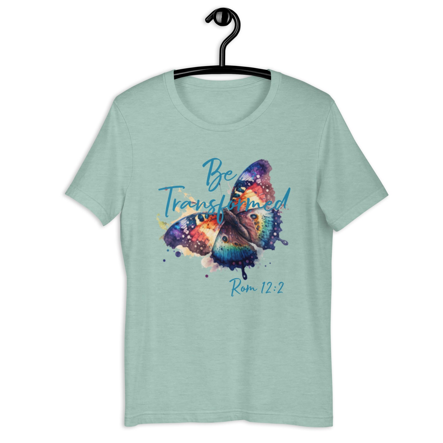 Be Transformed WC Butterfly Rom 12:2 Unisex t-shirt