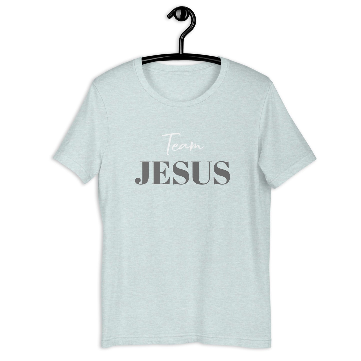 Team JESUS (White/Grey Print) Unisex t-shirt