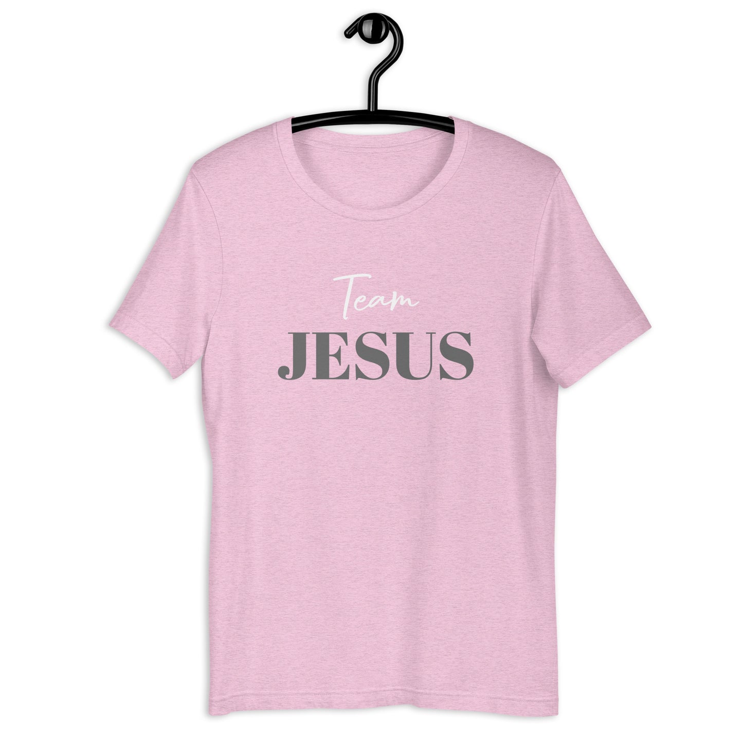 Team JESUS (White/Grey Print) Unisex t-shirt