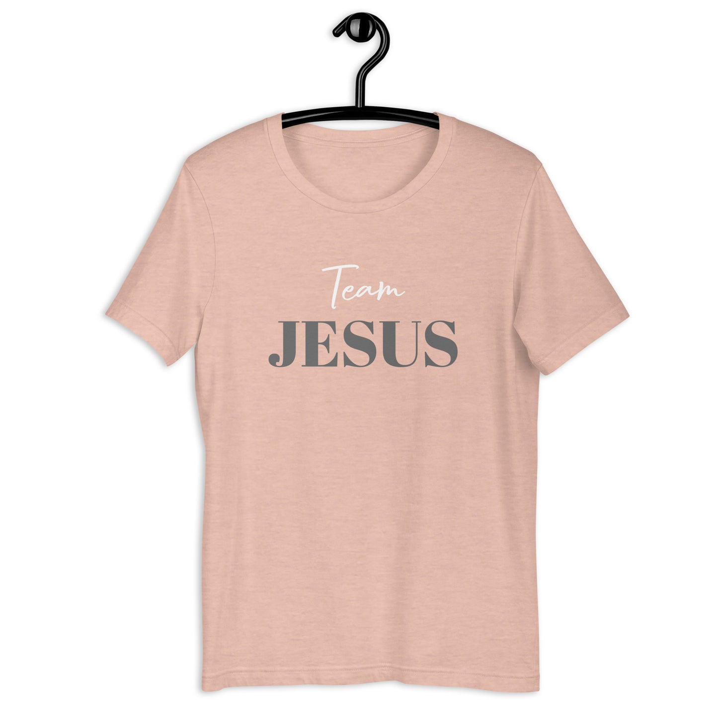 Team JESUS (White/Grey Print) Unisex t-shirt