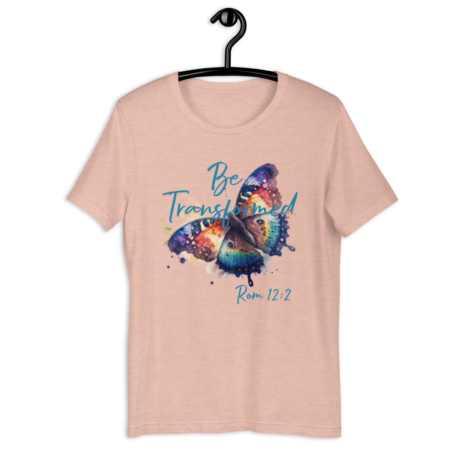 Be Transformed WC Butterfly Rom 12:2 Unisex t-shirt