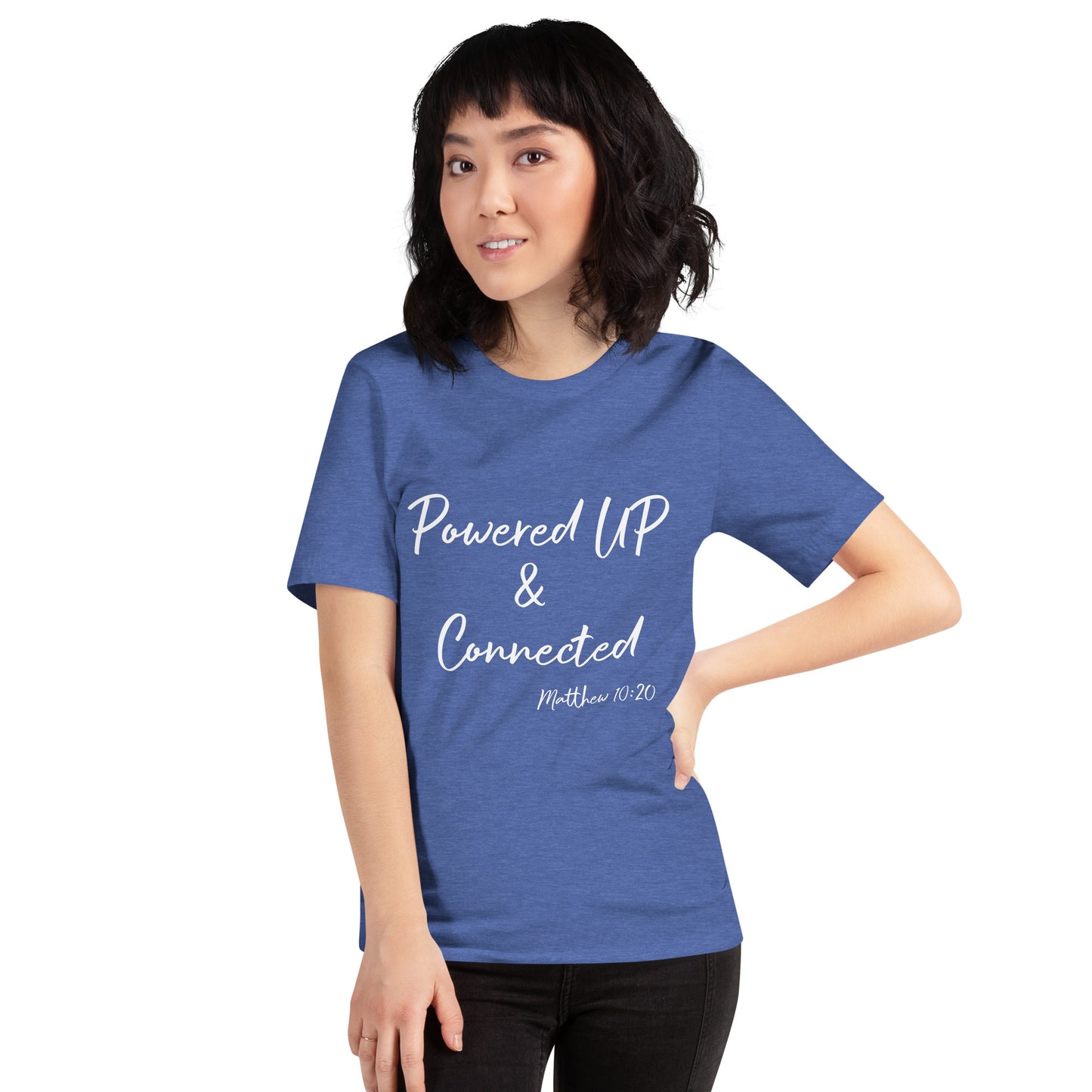 Powered UP & Connected Unisex t-shirt
