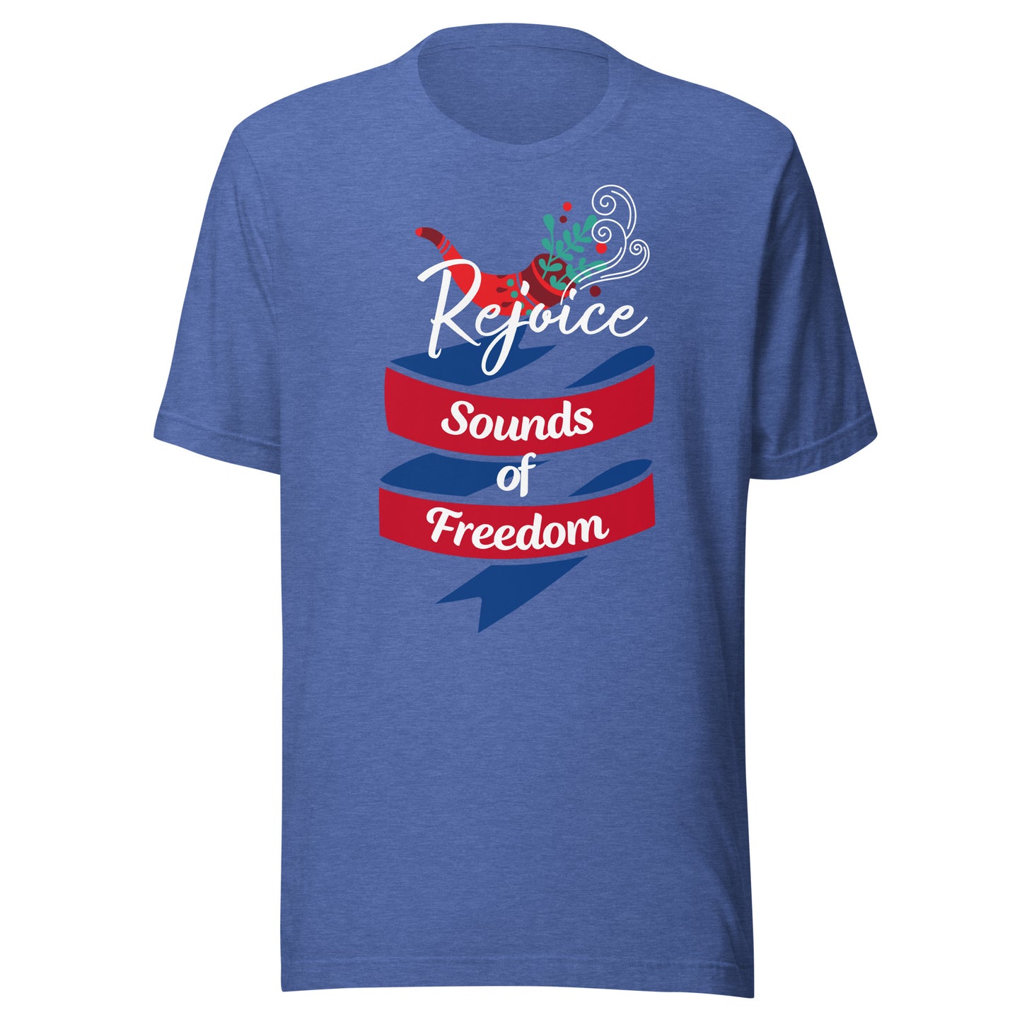 Rejoice Sounds of Freedom Shofar Unisex t-shirt