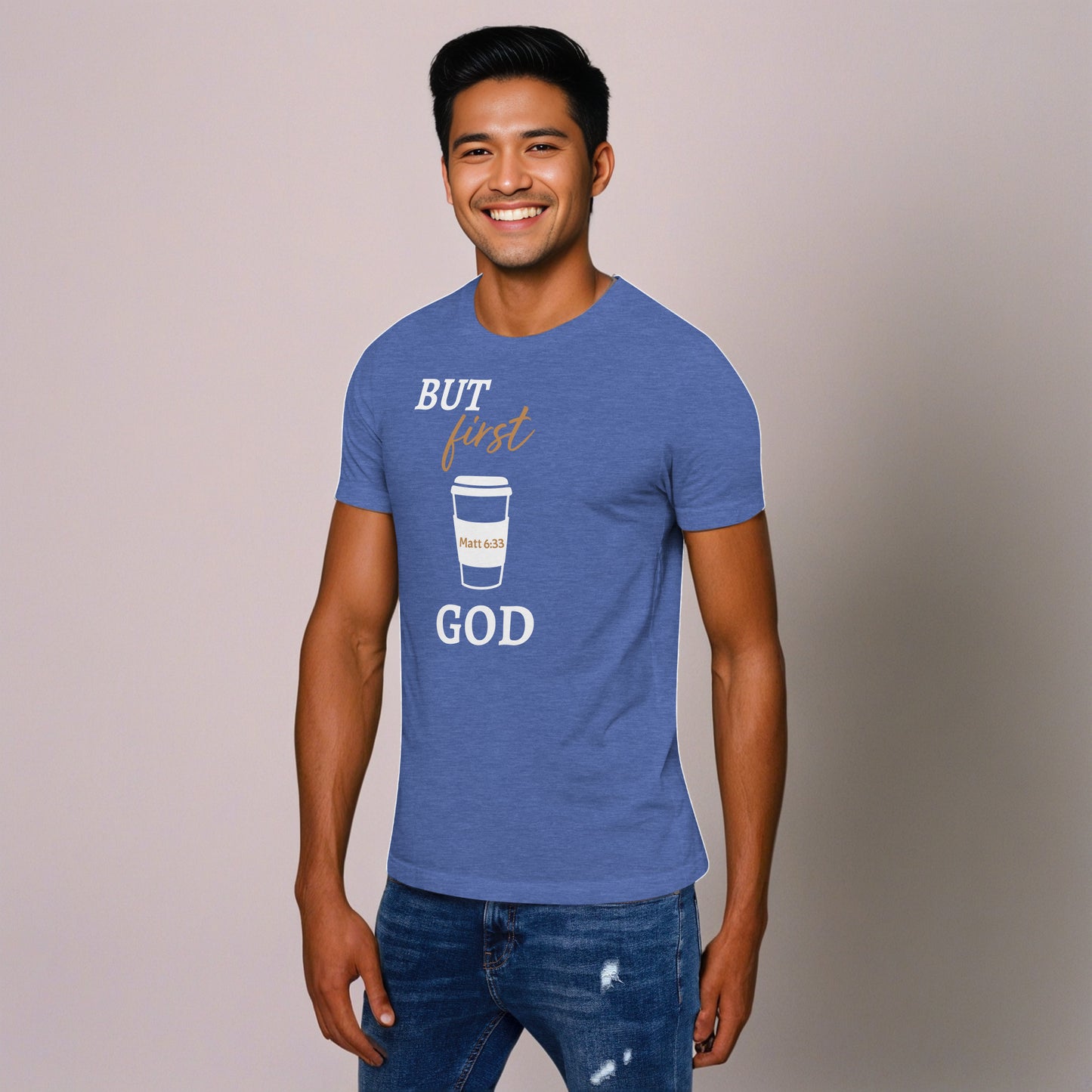 BUT First God Coffee Cup (Matt 6:33) Unisex T-Shirt
