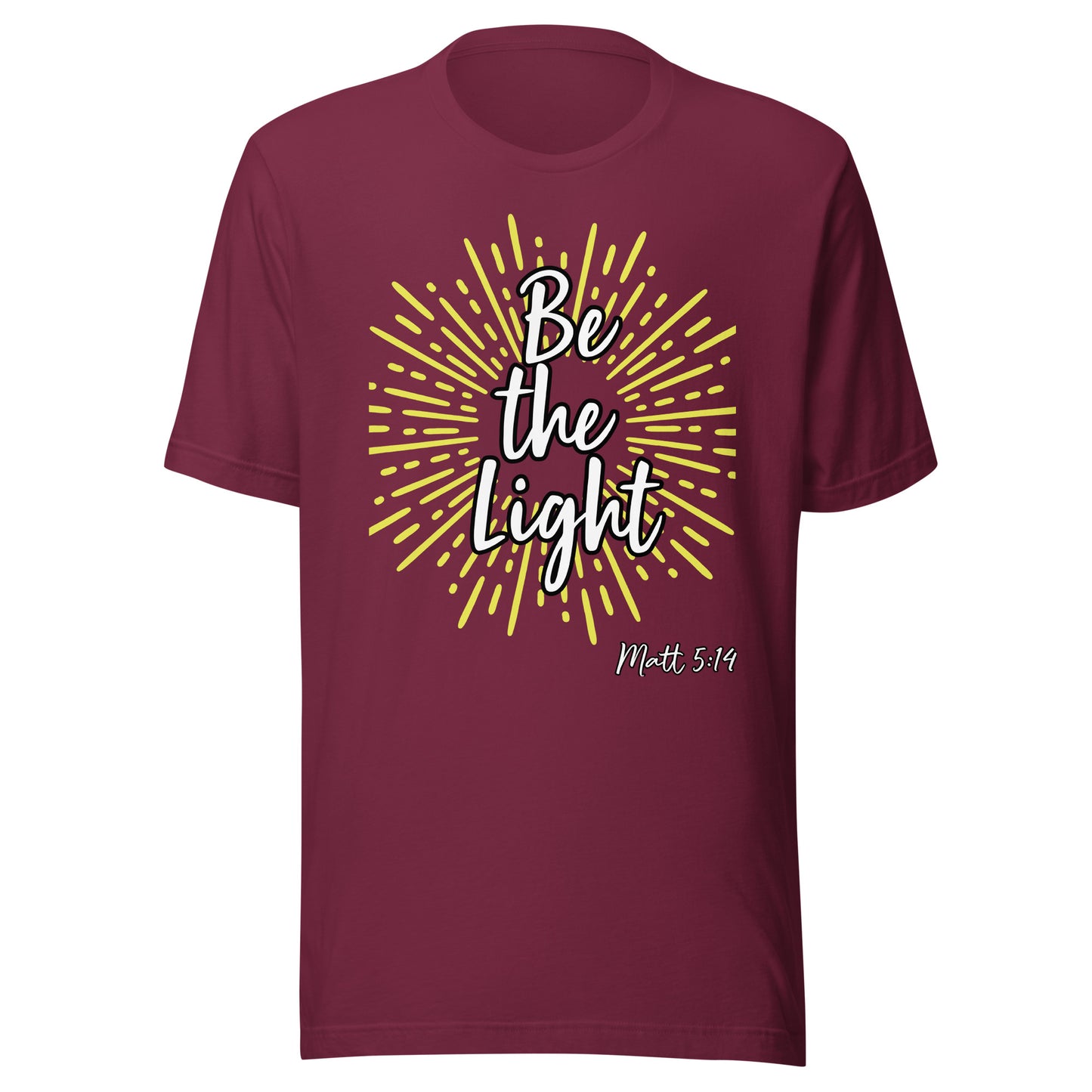 Be  the Light Matt 5:14 Unisex t-shirt