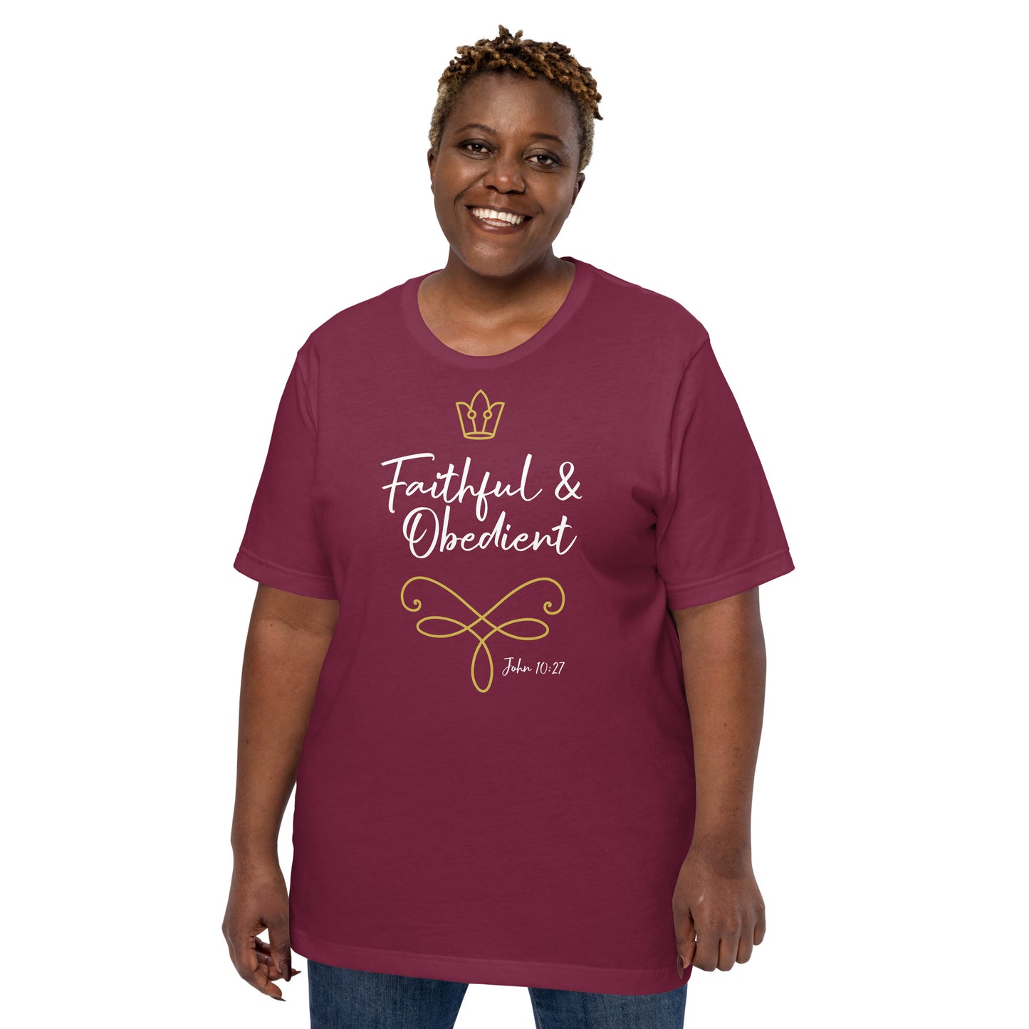 Faithful & Obedient John 10:27 Unisex t-shirt