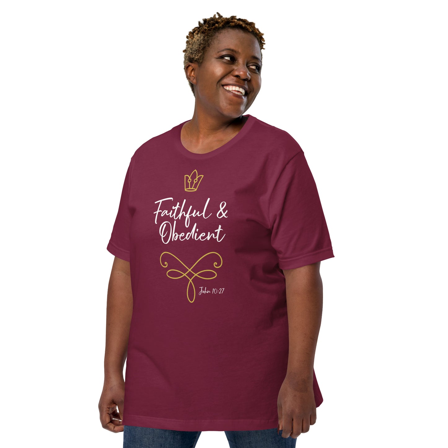 Faithful & Obedient John 10:27 Unisex t-shirt