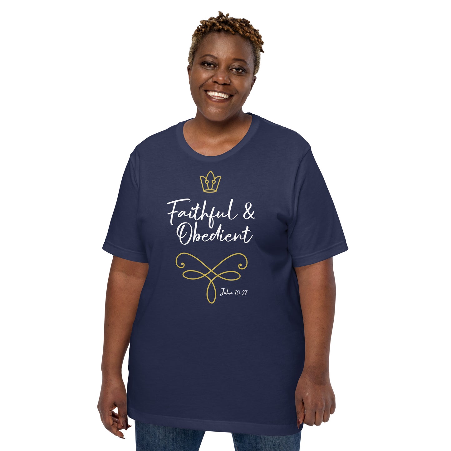 Faithful & Obedient John 10:27 Unisex t-shirt