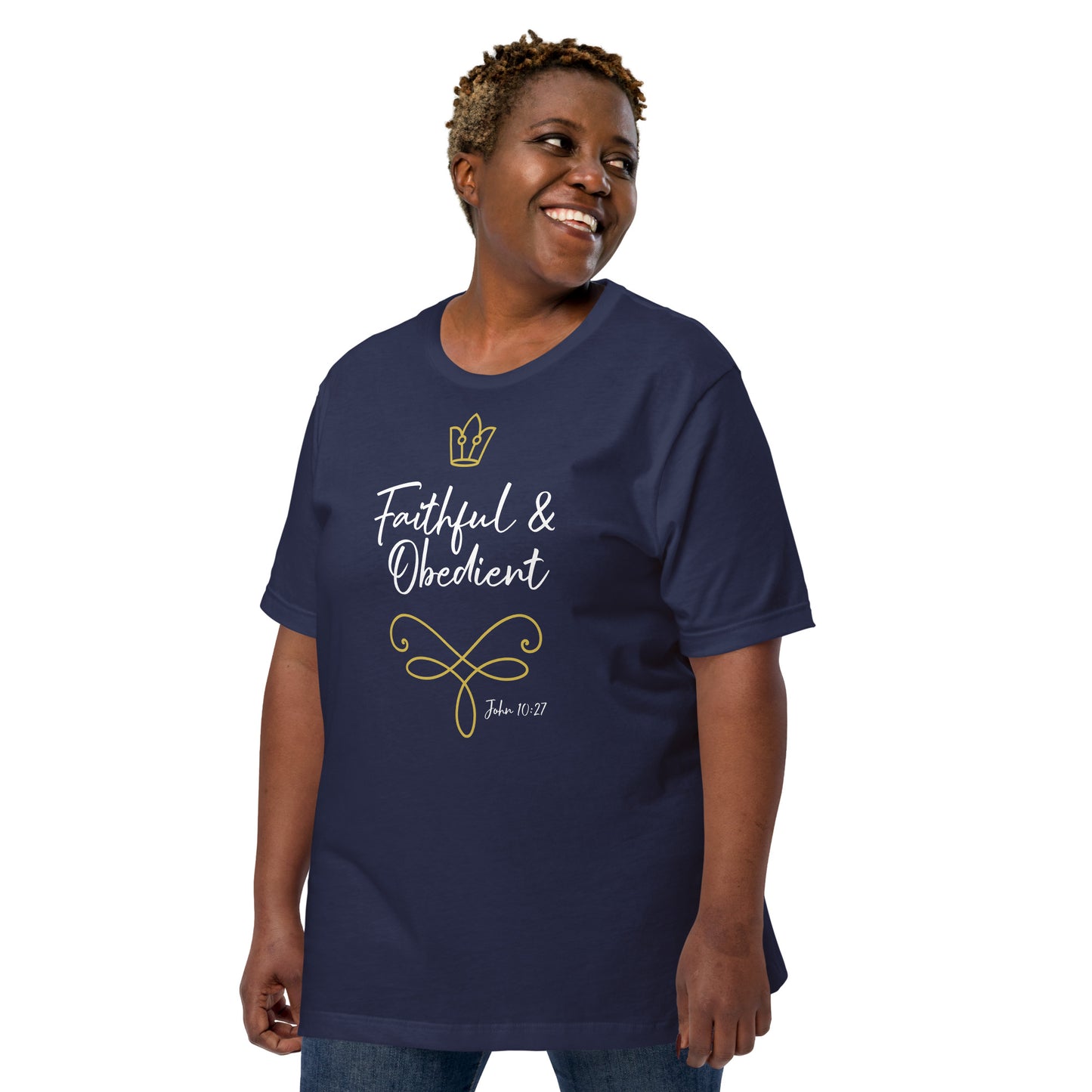 Faithful & Obedient John 10:27 Unisex t-shirt