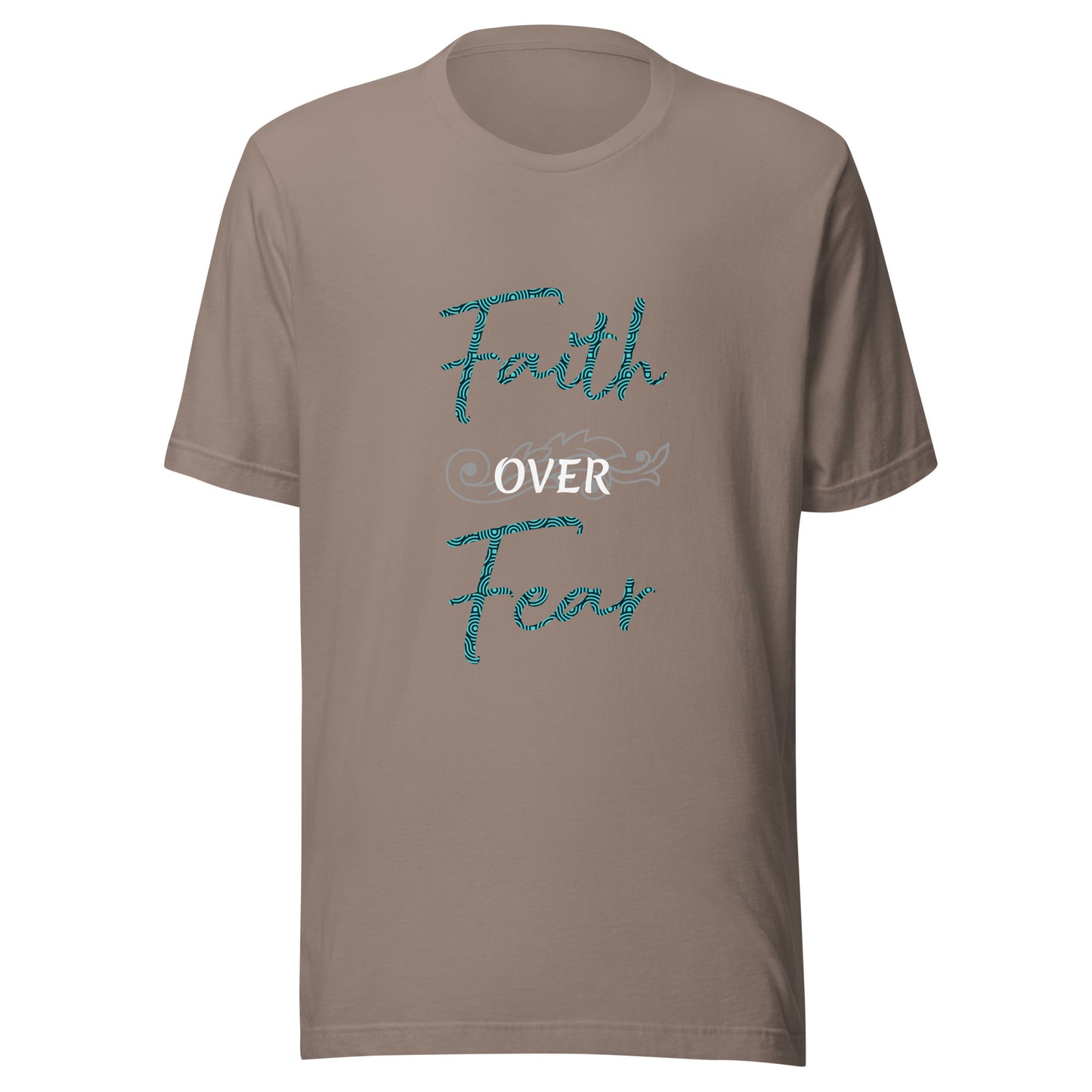 Faith over Fear Scroll Unisex t-shirt