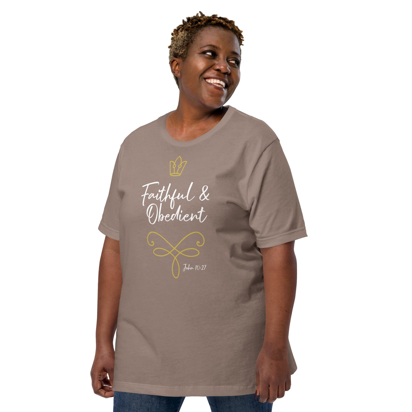 Faithful & Obedient John 10:27 Unisex t-shirt