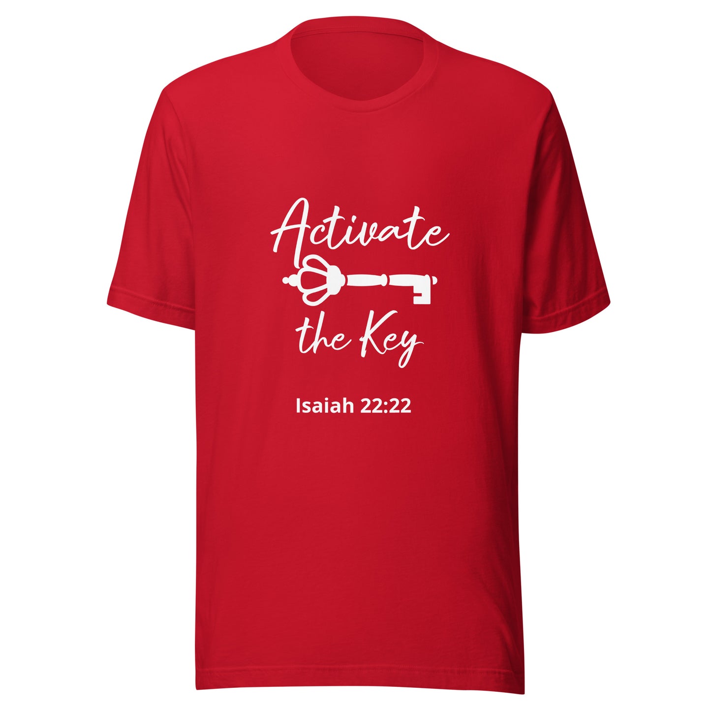 Activate the Key Isaiah 22:22 Unisex t-shirt