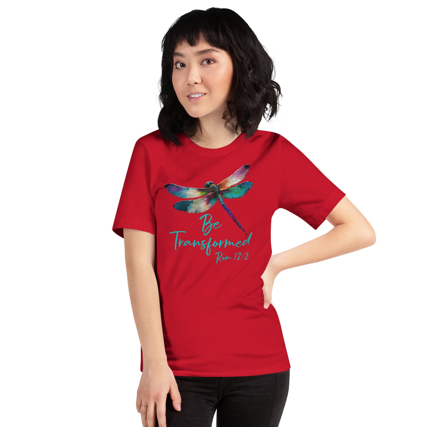 Be Transformed WC Dragonfly Rom 12:2 Unisex t-shirt