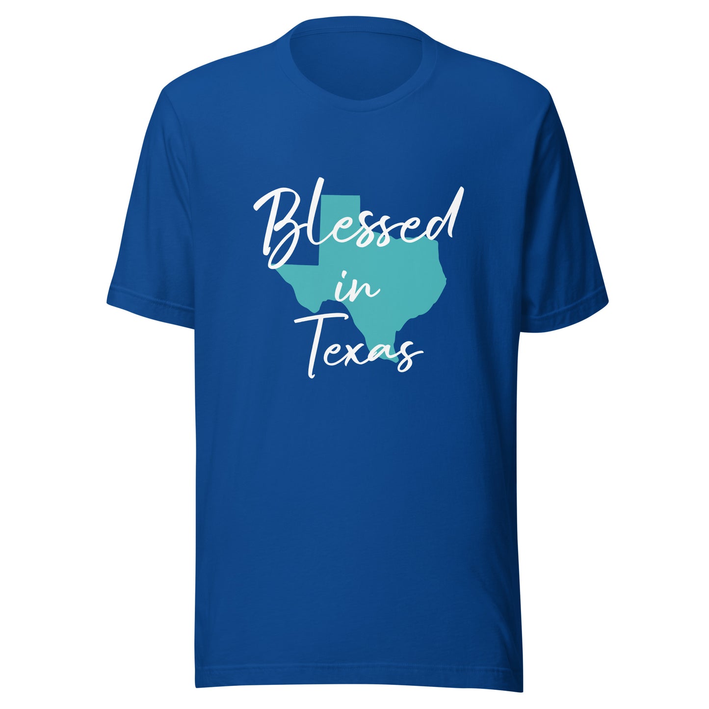 Blessed in Texas Blue Unisex t-shirt