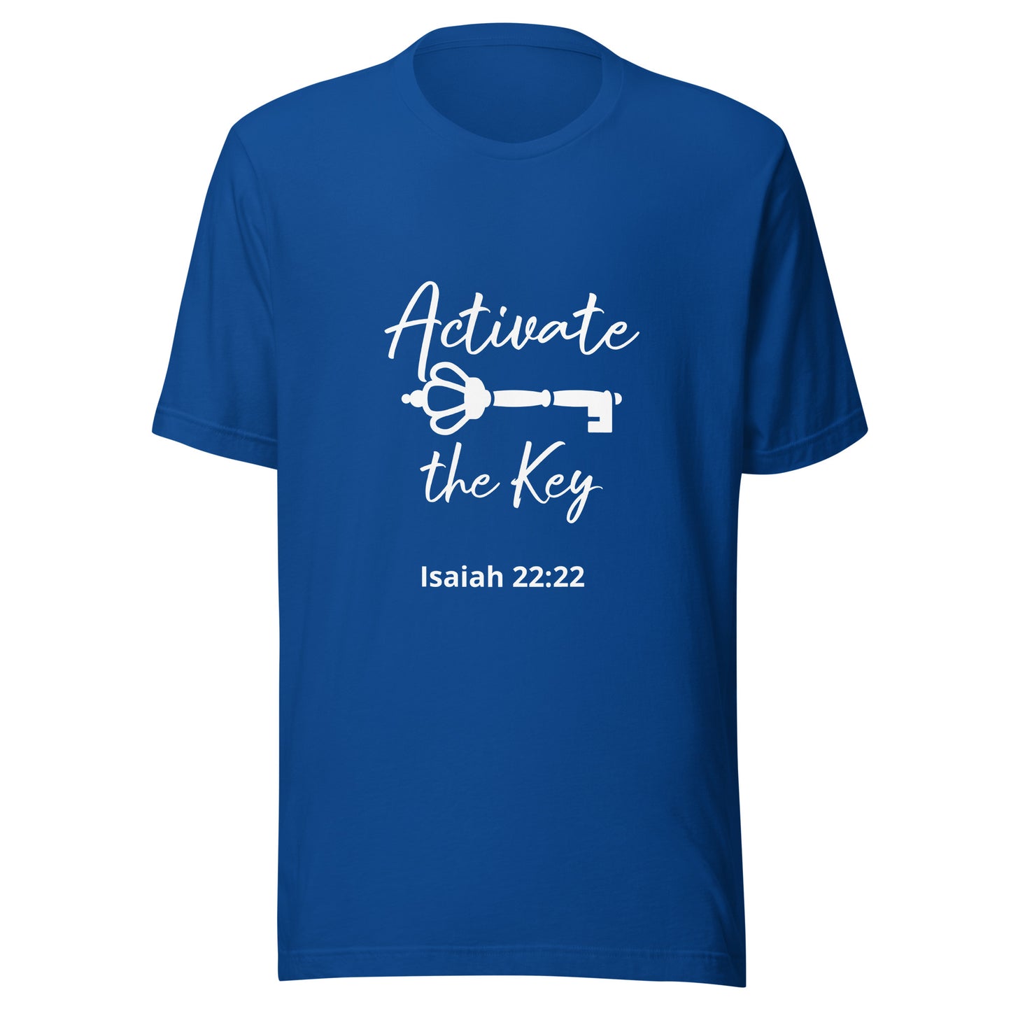 Activate the Key Isaiah 22:22 Unisex t-shirt
