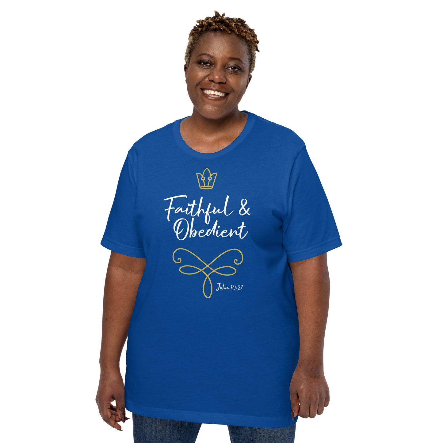 Faithful & Obedient John 10:27 Unisex t-shirt