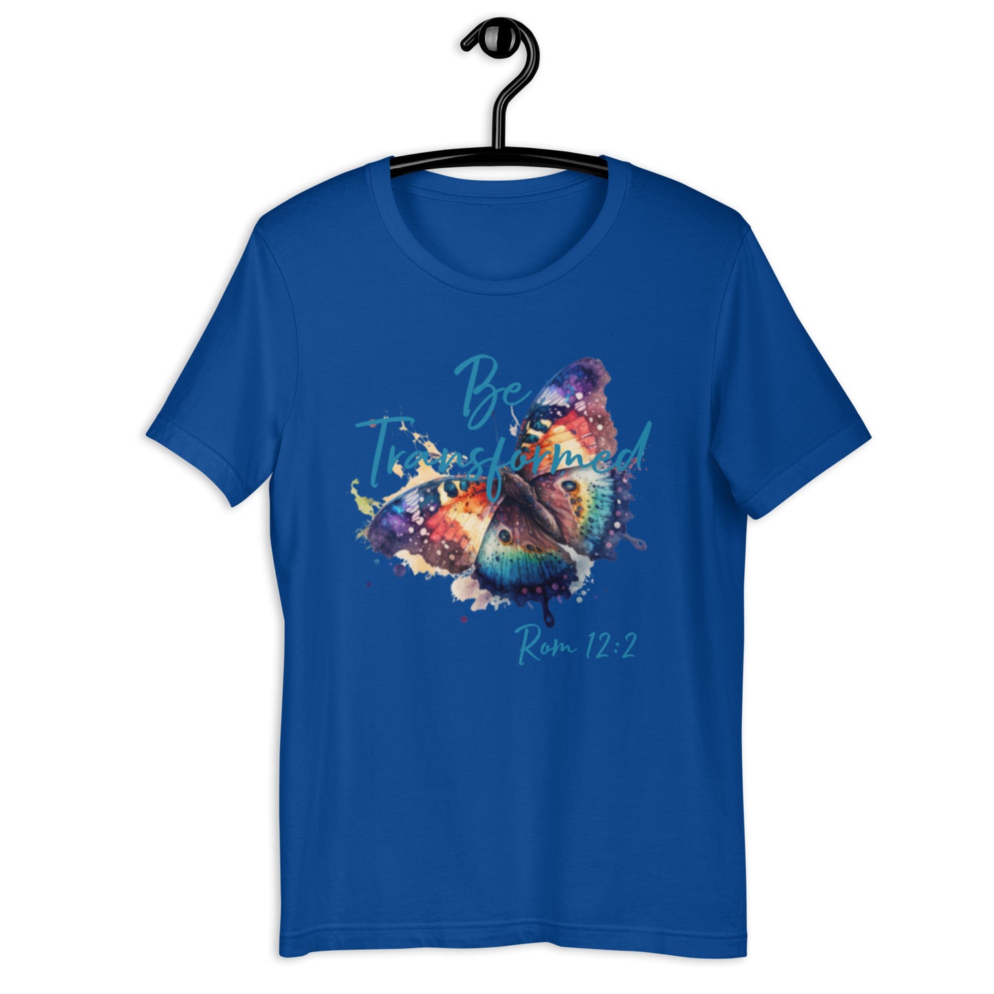 Be Transformed WC Butterfly Rom 12:2 Unisex t-shirt