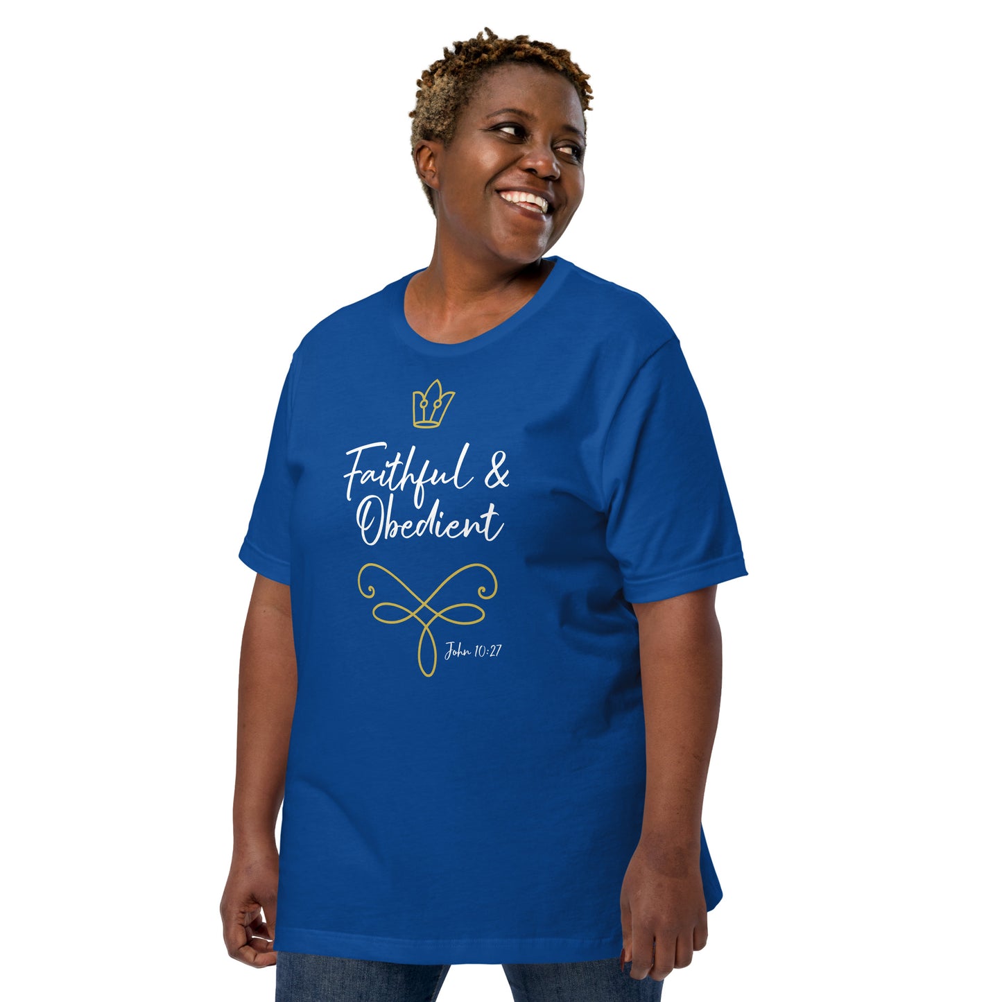 Faithful & Obedient John 10:27 Unisex t-shirt