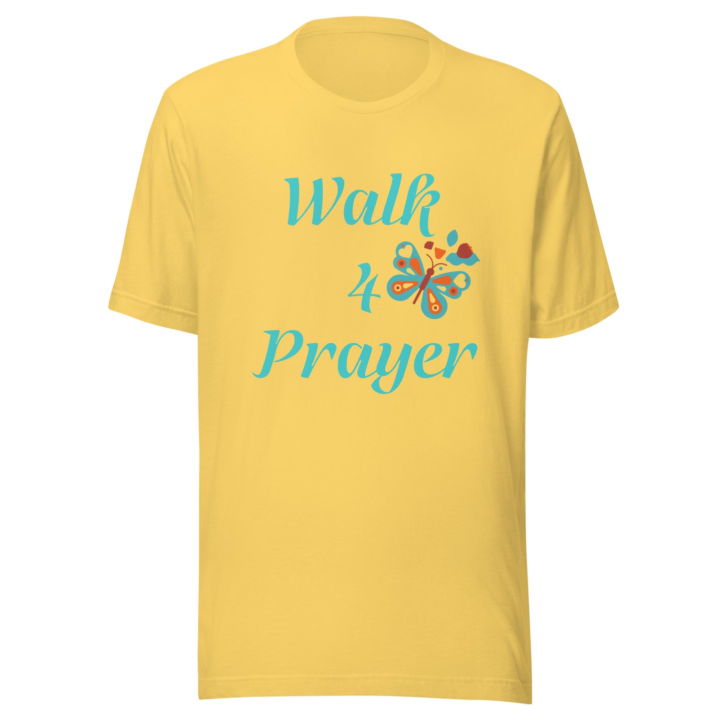 Walk 4 Prayer Butterfly Unisex t-shirt
