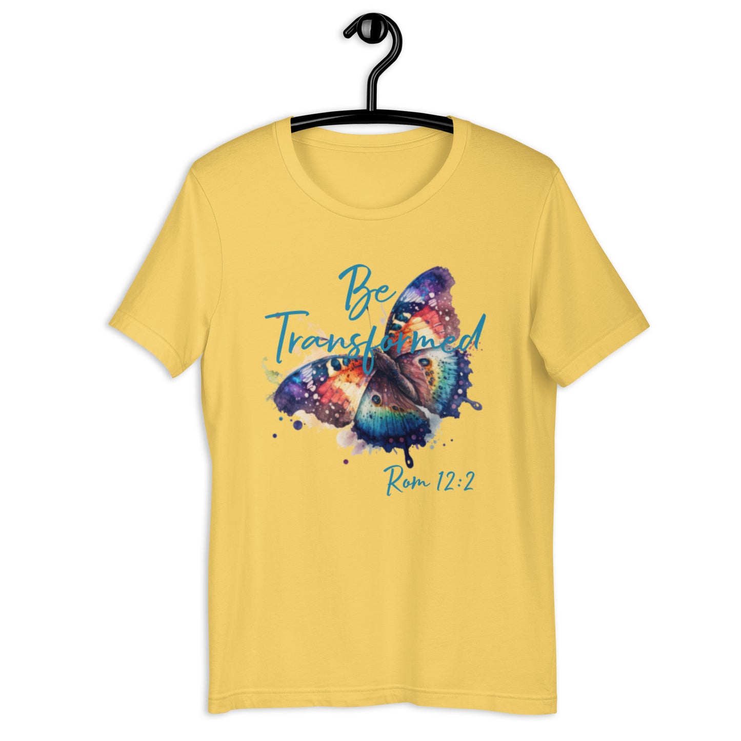 Be Transformed WC Butterfly Rom 12:2 Unisex t-shirt