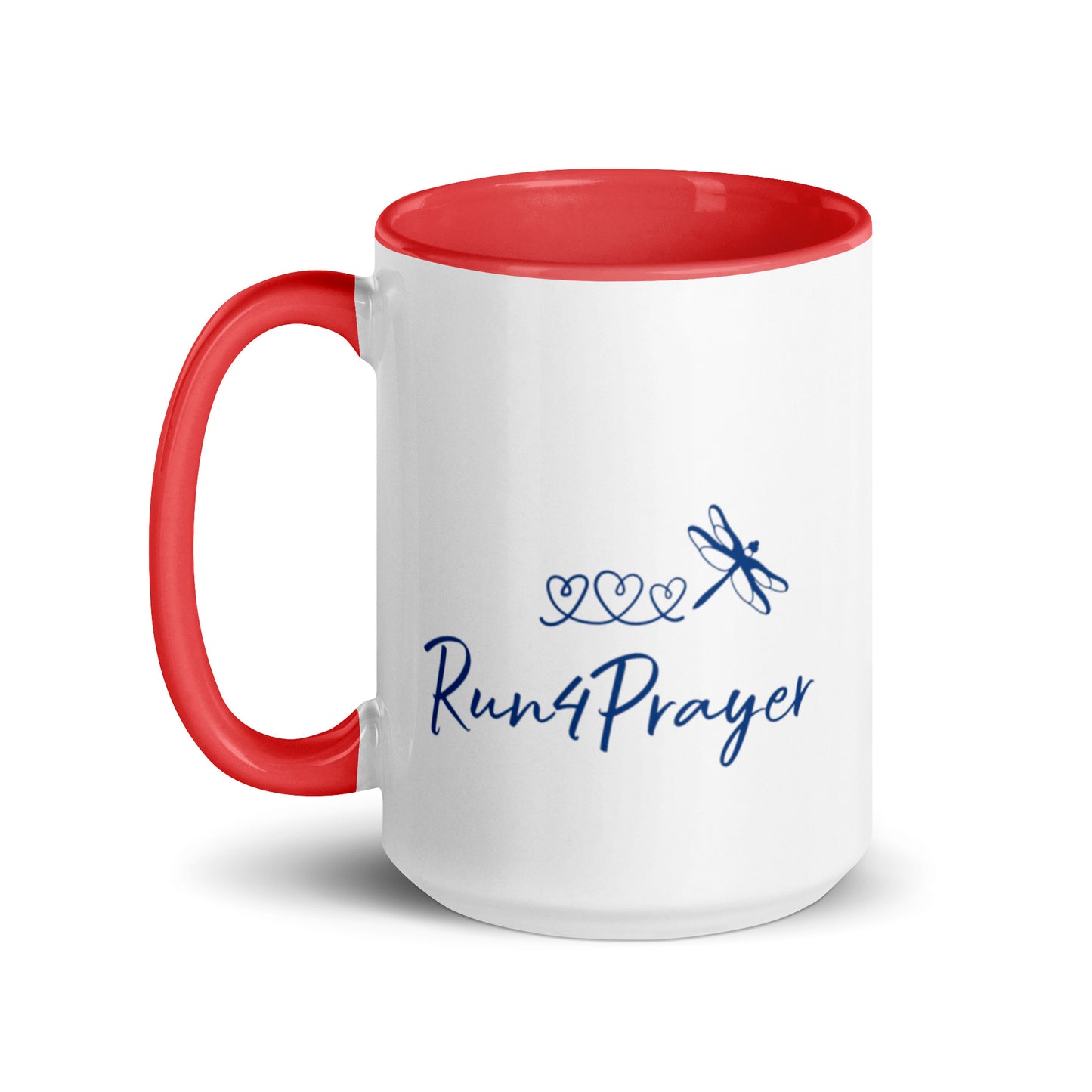 Run4Prayer Heart Path DF Mug with Color Inside