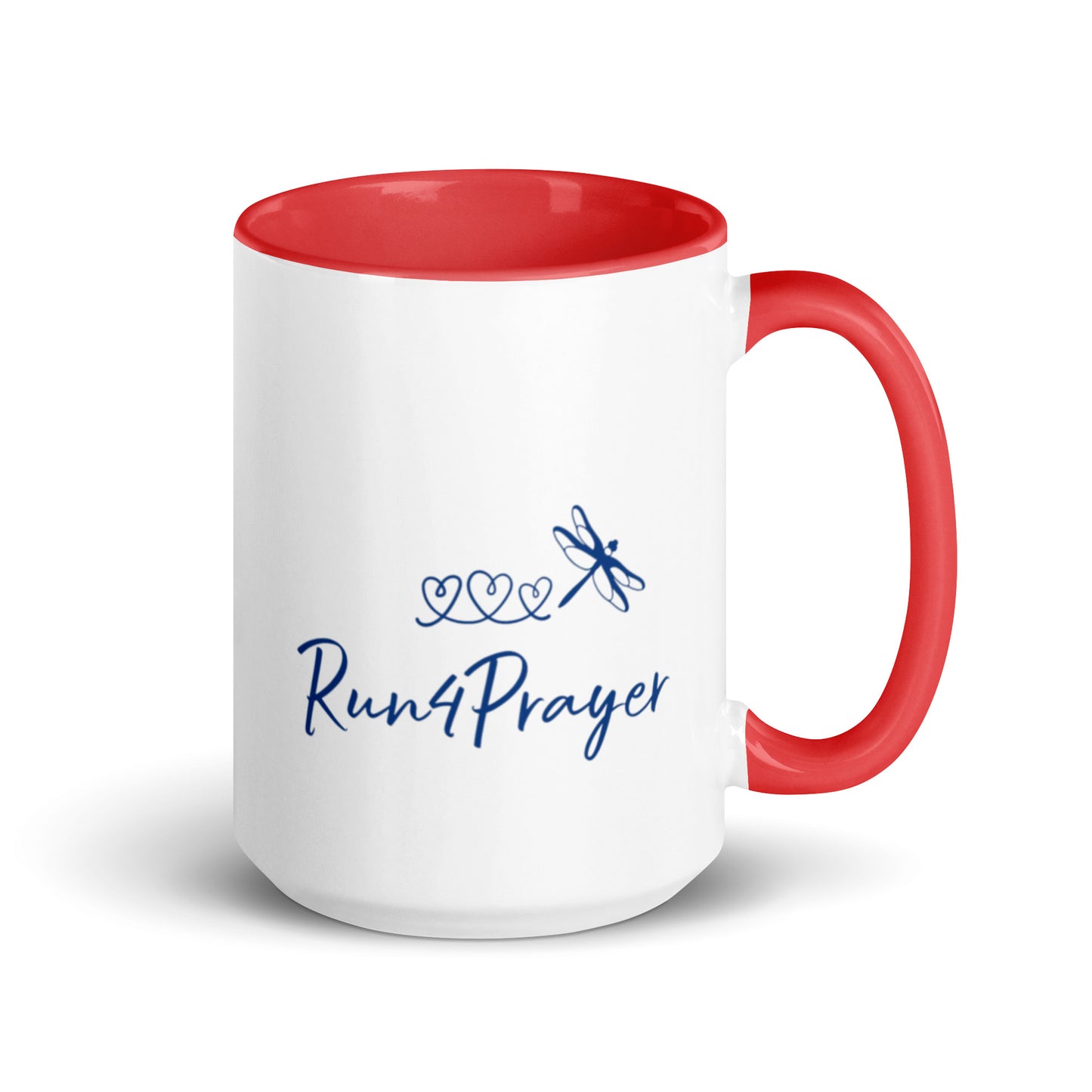Run4Prayer Heart Path DF Mug with Color Inside
