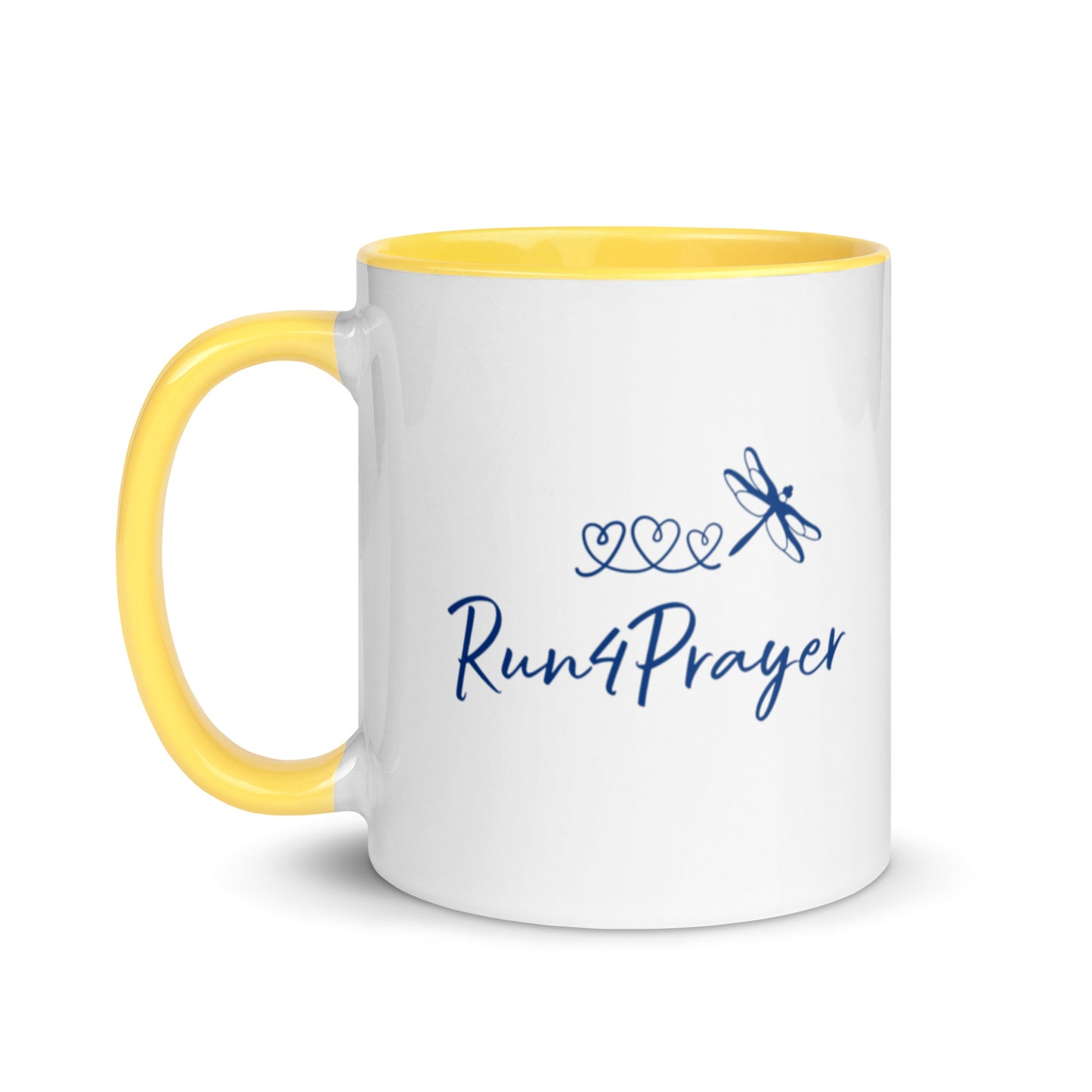 Run4Prayer Heart Path DF Mug with Color Inside