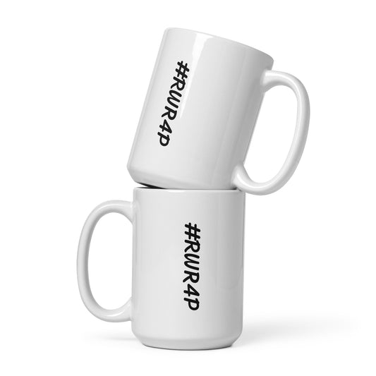 #RWR4P White glossy mug