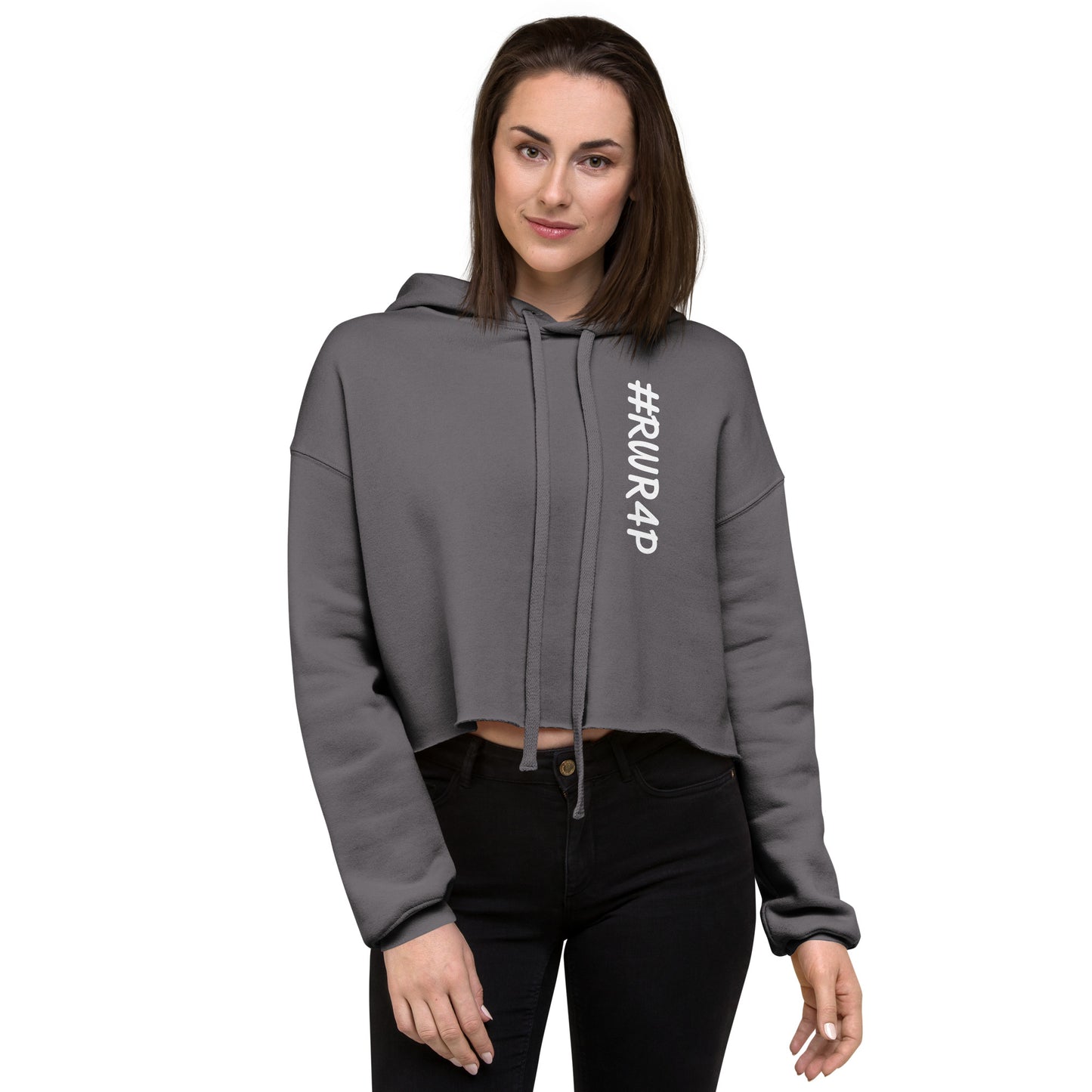 #RWR4P (RunWalkRide4Prayer) Crop Hoodie