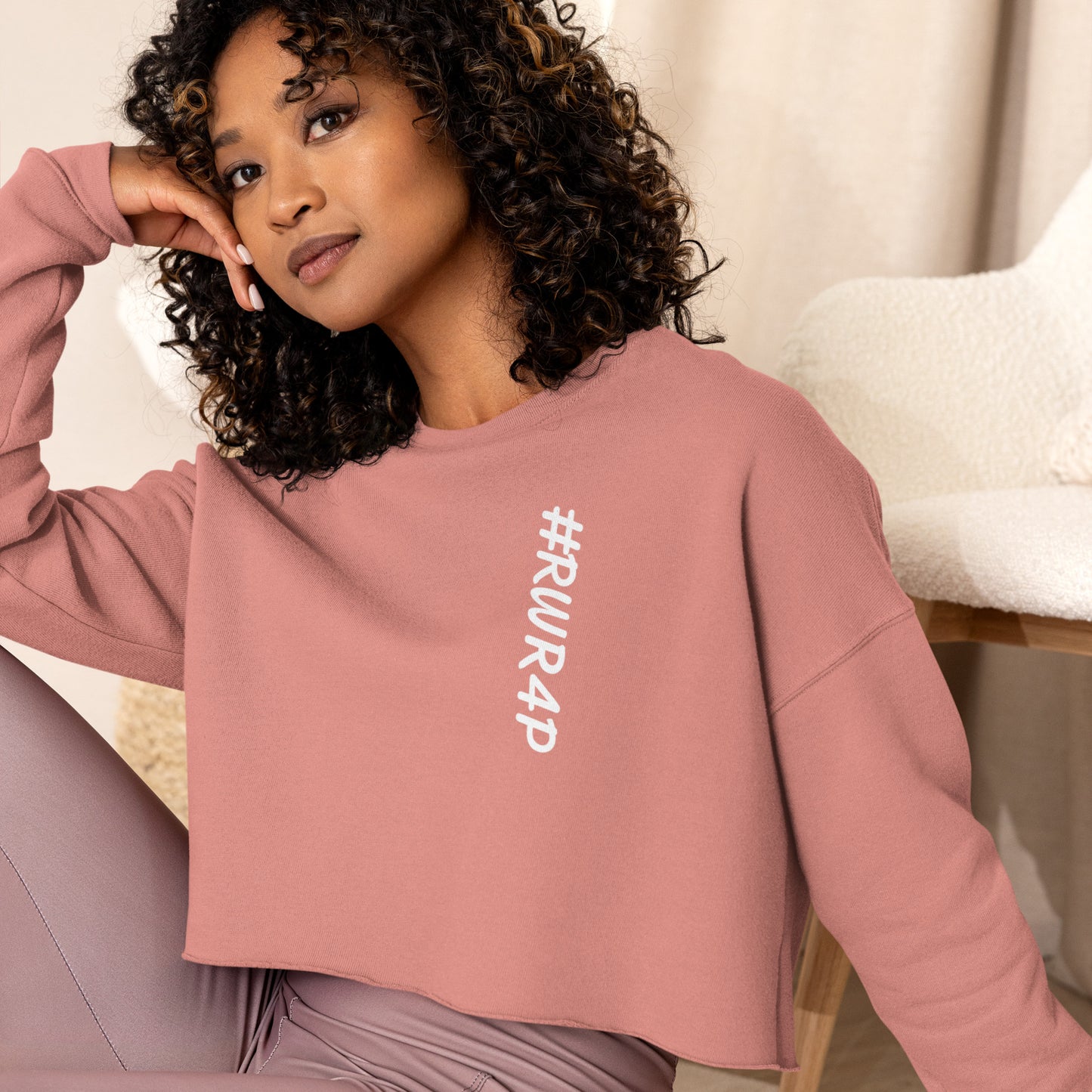 #RWR4P Crop Sweatshirt