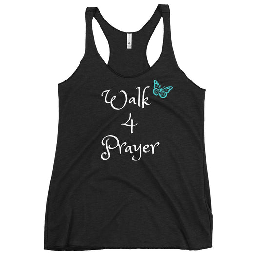 Walk 4 Prayer Butterfly Women's Racerback Tank