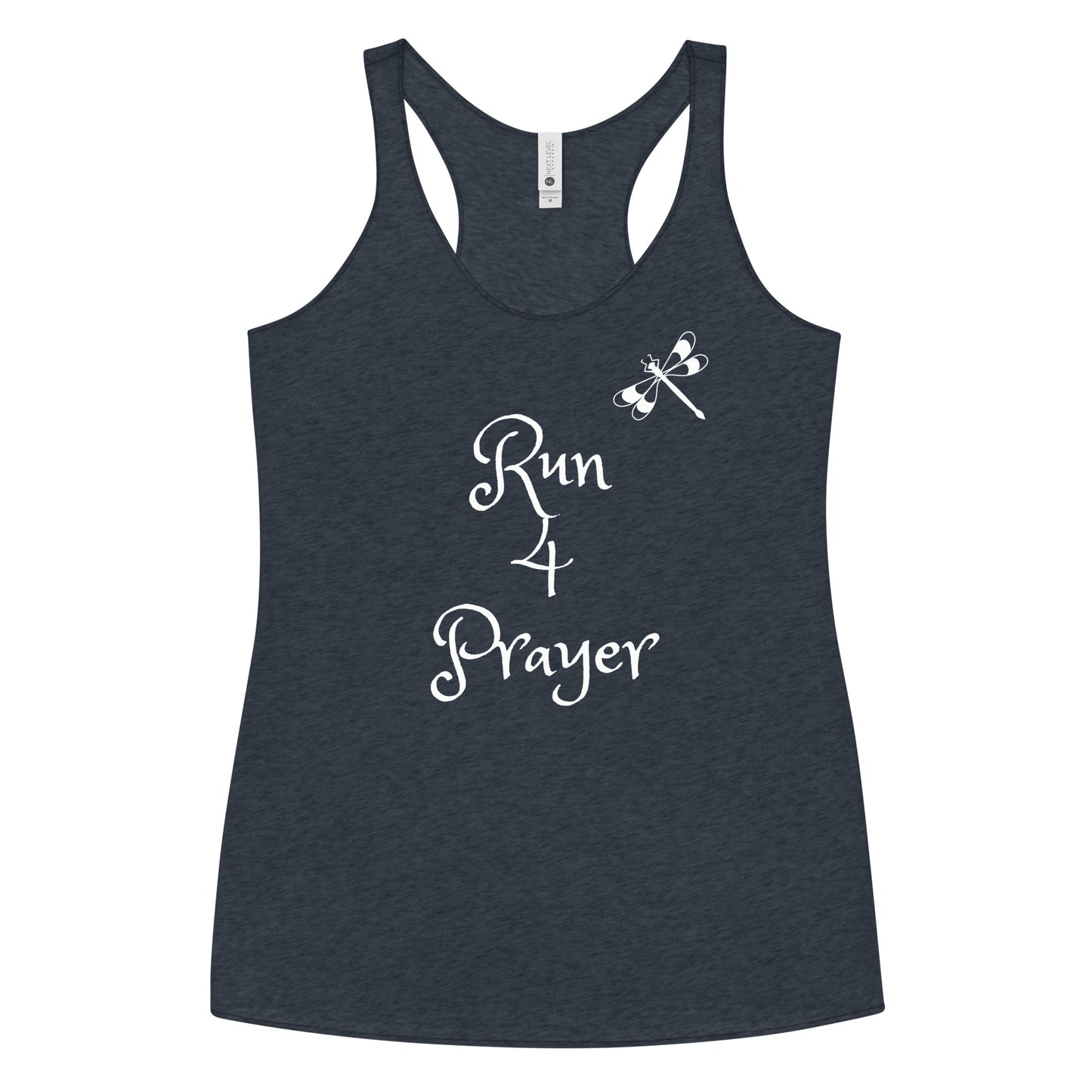 Run 4 Prayer Dragonfly Women's Racerback Tank
