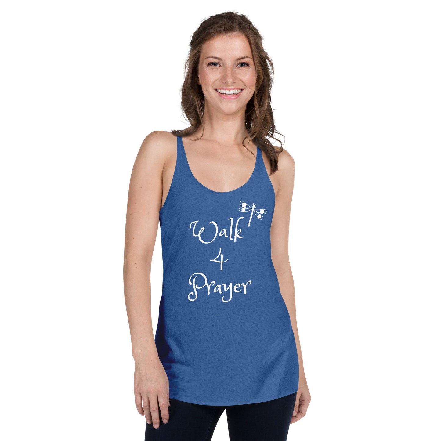 Walk 4 Prayer Dragonfly Women's Racerback Tank