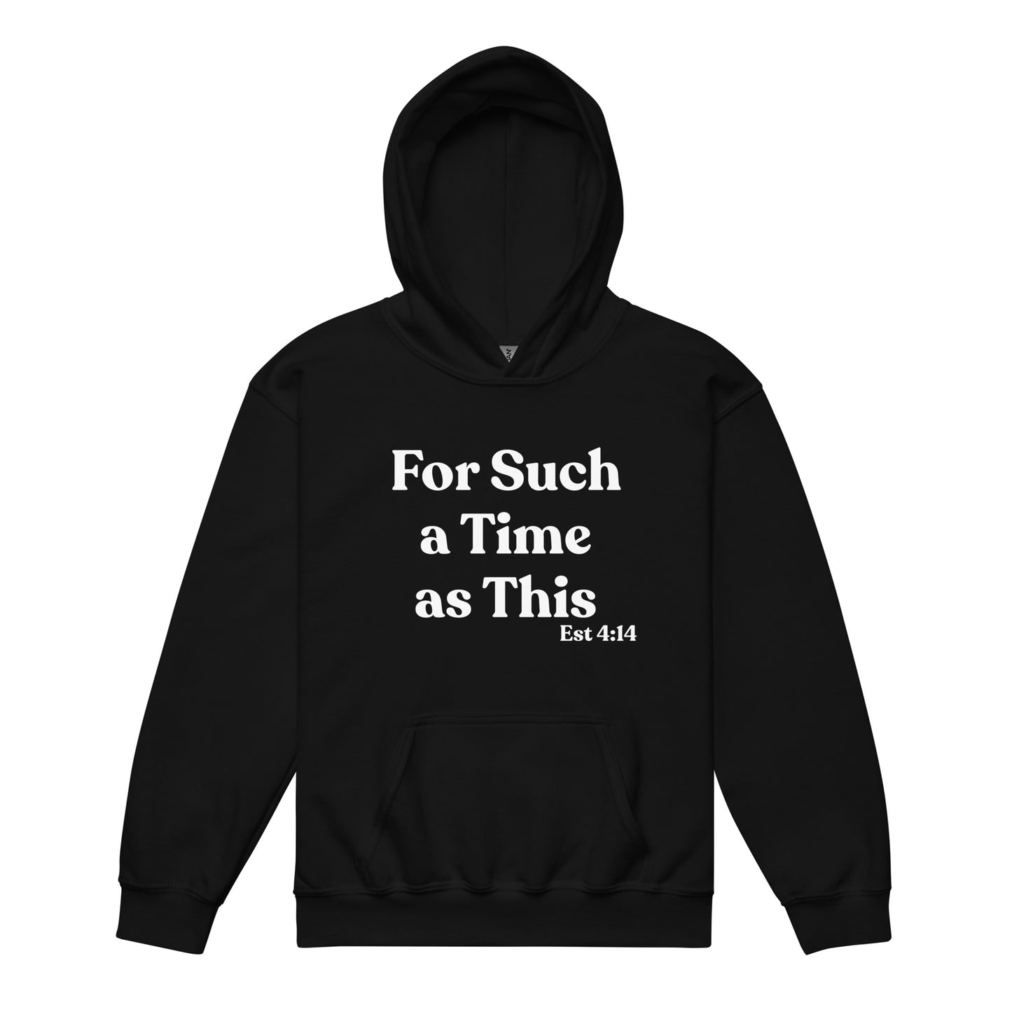 For Such a Time as This Est 4:14 Youth heavy blend hoodie